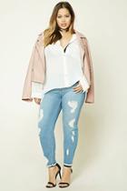 Forever21 Plus Size Mid-rise Short Jeans