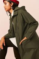 Forever21 High-low Hooded Parka