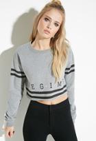 Forever21 Civil Cropped Pullover