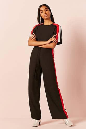 Forever21 Multicolor Panel Jumpsuit