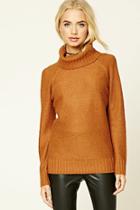 Love21 Women's  Ginger Boxy Turtleneck Sweater