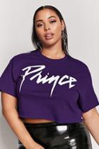 Forever21 Plus Size Prince Graphic Cropped Band Tee