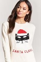 Forever21 Santa Claws Pj Sweater