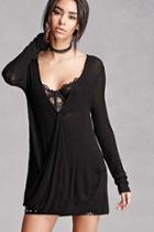 Forever21 Surplice-front Sweater