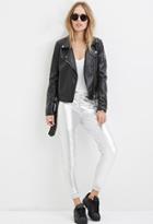 Forever21 Metallic-brushed Joggers