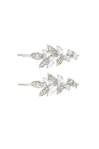 Forever21 Foliage Rhinestone Hair Pin Set