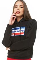 Forever21 No Limits Embroidered Patch Hoodie