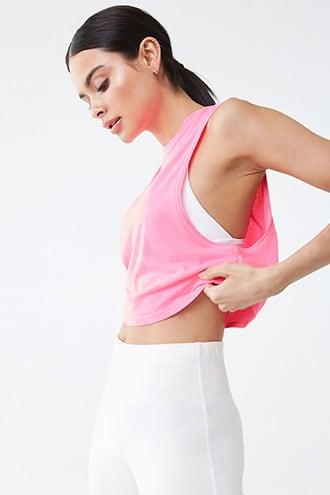 Forever21 Active Cropped Muscle Tee
