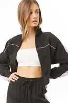 Forever21 Striped-trim Windbreaker