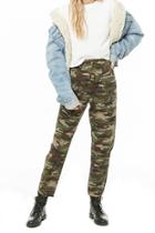 Forever21 Camo Pleat-front Pants