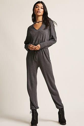 Forever21 French Terry Jumpsuit