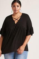 Forever21 Plus Size Strappy Babydoll Top