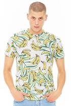 Forever21 Drill Tropical Bananas Graphic Tee
