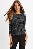 Forever21 Women's  French Terry Stripe Top