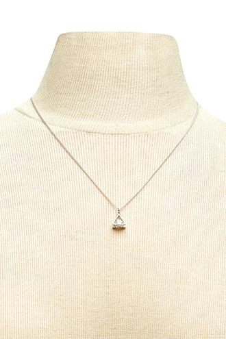 Forever21 Triangle Pendant Necklace