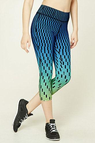 Forever21 Active Geo Capri Leggings