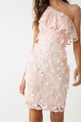 Forever21 Feathered Mini Dress