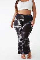 Forever21 Plus Size Tie-dye Flare Pants