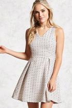 Forever21 Stripe-stitched A-line Dress