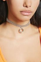 Forever21 Ball Chain O-ring Choker