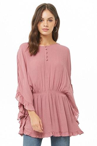 Forever21 Ruffle Trim Tunic