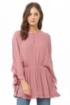 Forever21 Ruffle Trim Tunic