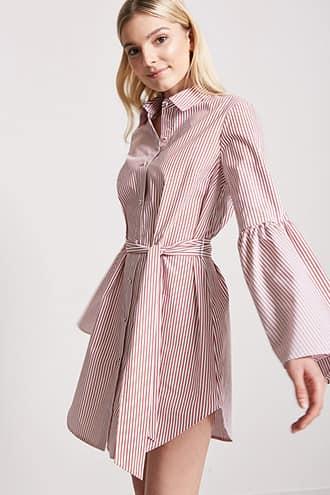 Forever21 Stripe Button-front Dress