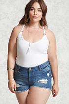 Forever21 Plus Size Ribbed Cami Bodysuit