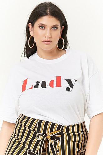 Forever21 Plus Size The Style Club Lady Tee