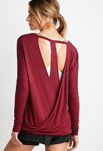 Forever21 Drapey Open-back Top