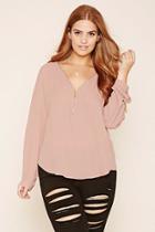 Forever21 Plus Size Zip-front Top