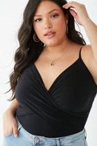 Forever21 Plus Size Ruched Cami Bodysuit
