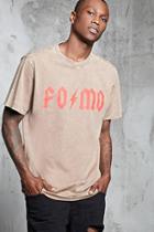 Forever21 Fomo Graphic Mineral Wash Tee