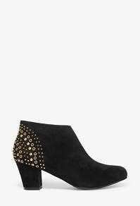 Forever21 Studded Heel Booties