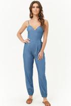 Forever21 Chambray Cami Jumpsuit