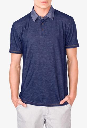 21 Men Denim Polo