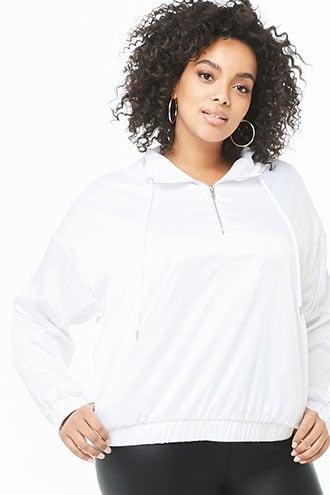 Forever21 Plus Size Sheeny Satin Pullover