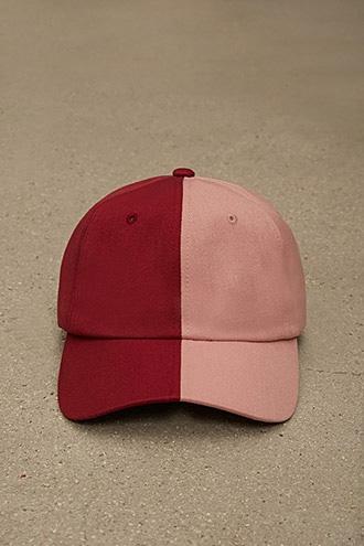 Forever21 Eptm. Burgundy Split Dad Cap