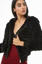 Forever21 Tiered Faux Fur Jacket
