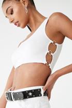 Forever21 Sleeveless O-ring Crop Top