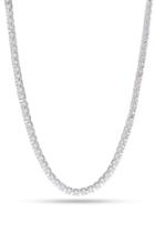 Forever21 King Ice White Gold Cz Necklace