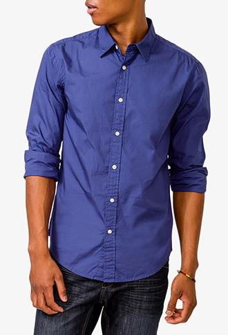 21 Men Fitted Dress Shirt