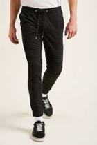 Forever21 Zippered Moto Joggers