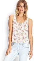 Forever21 Crocheted Floral Tank Top