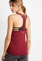 Forever21 Cutout Racerback Athletic Tank