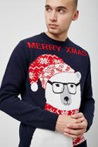 Forever21 Polar Bear Graphic Christmas Sweater
