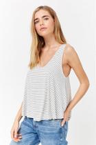Forever21 Striped Swing Tank Top