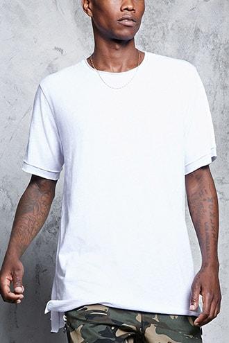 Forever21 Double-layered Slub Knit Tee