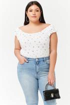 Forever21 Plus Size Cherry Graphic Print Top