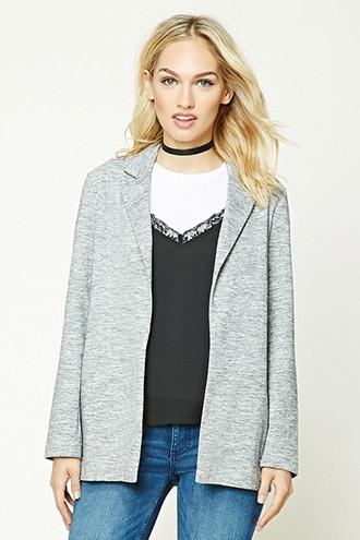 Forever21 Contemporary Marled Blazer